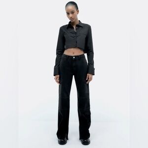 Zara Split Cargo Jeans